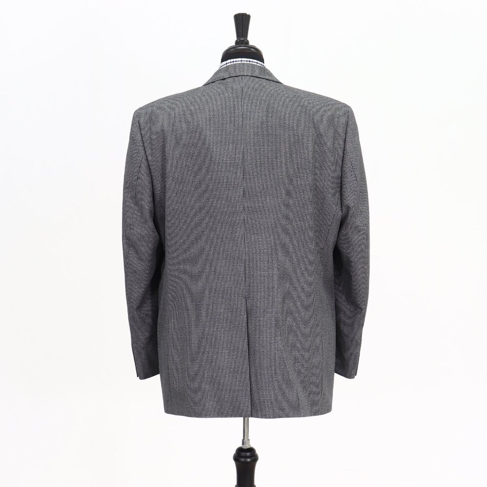 Statements 48r Gray Solid 2-Button Sport Coat Bla… - image 7